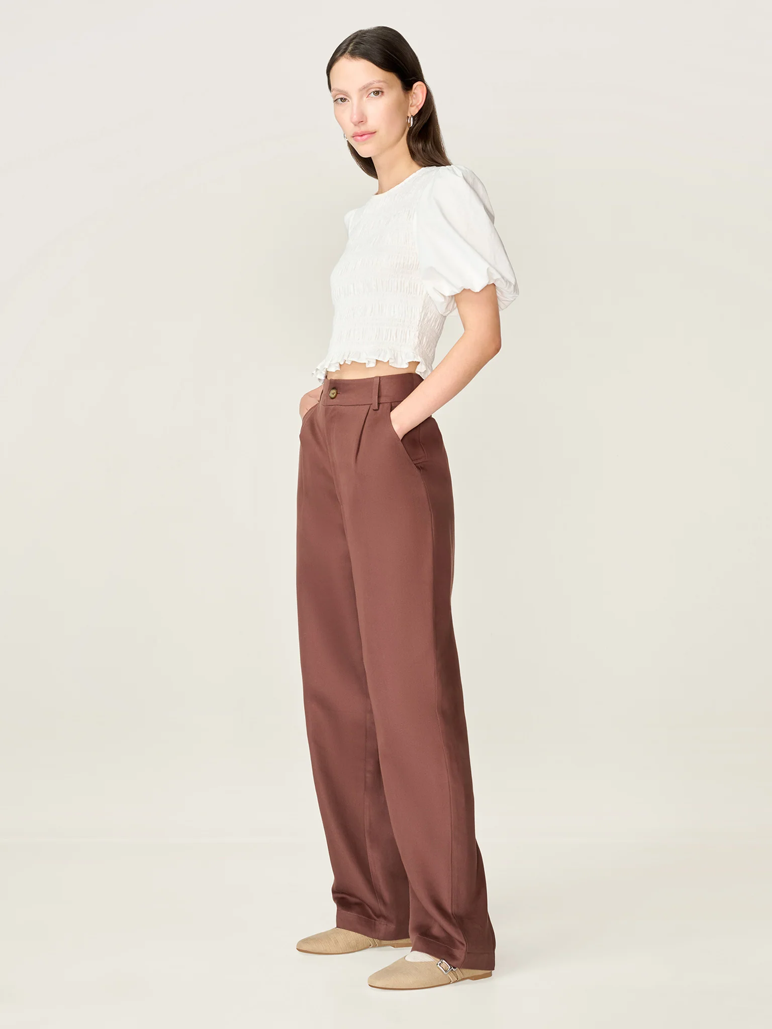 Cinnamon Trouser in Chocolate