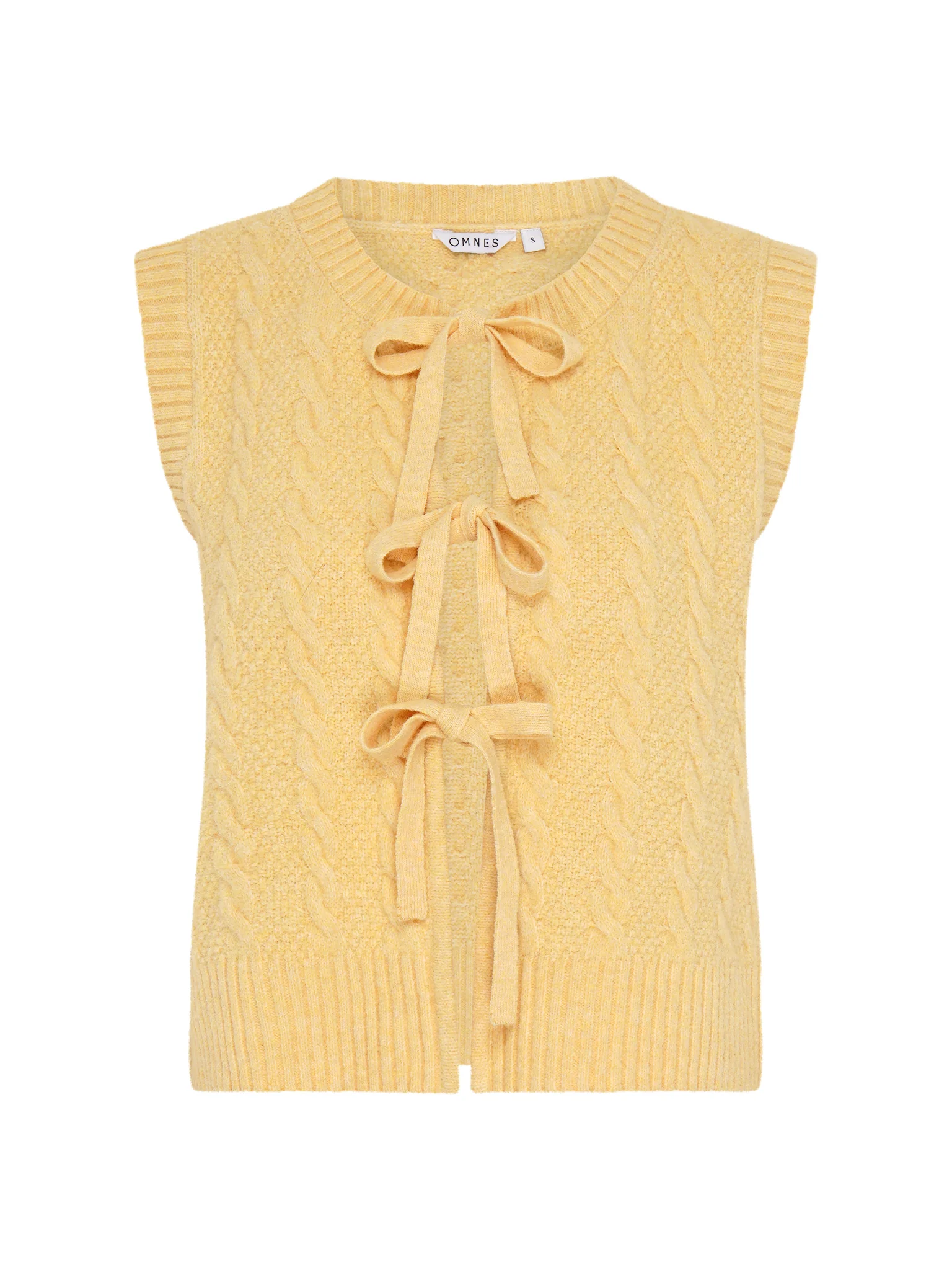 Jacob Sweater Vest in Yellow - Image 3