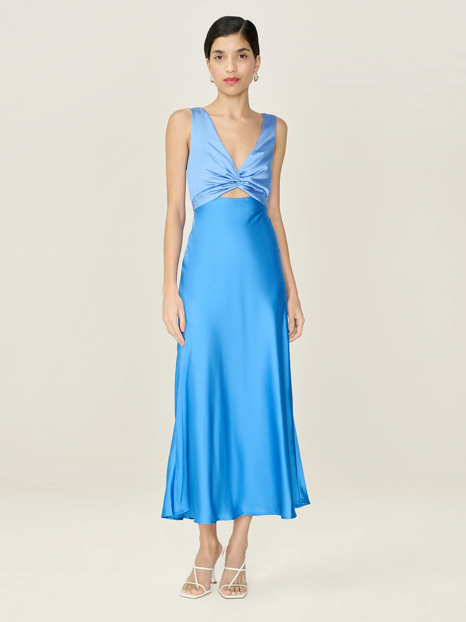 Maggy Dress in Vista Blue and Blue
