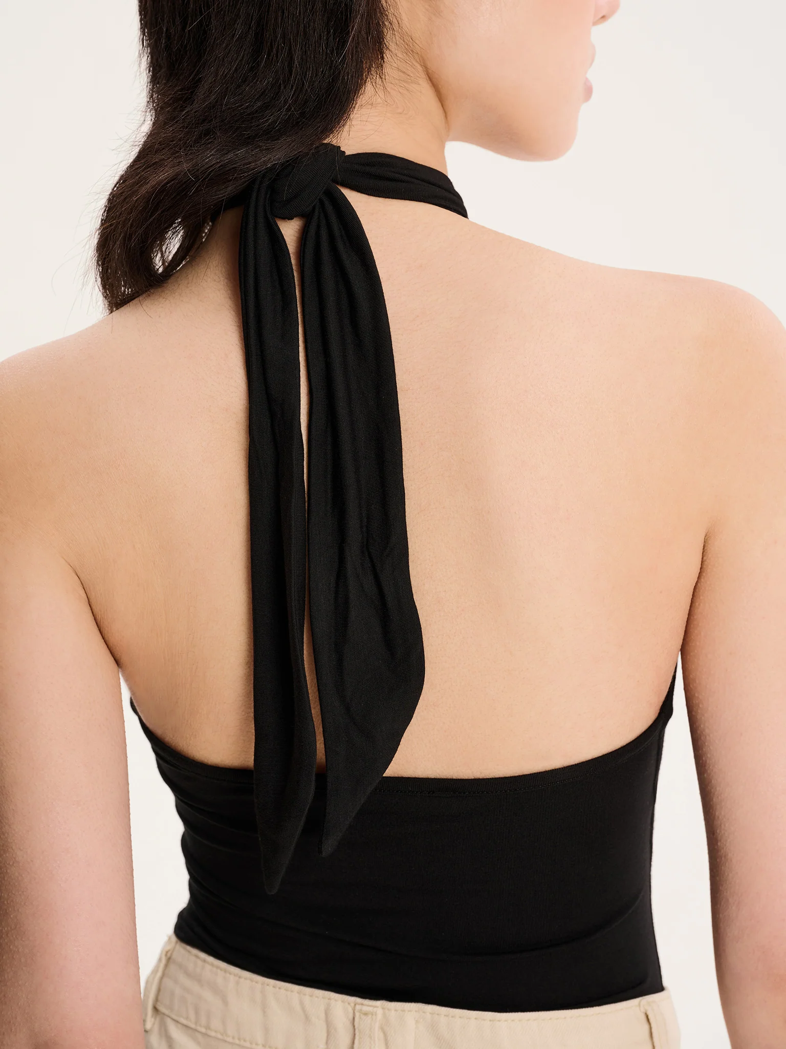 Nelson Halter Top in Black - Image 2