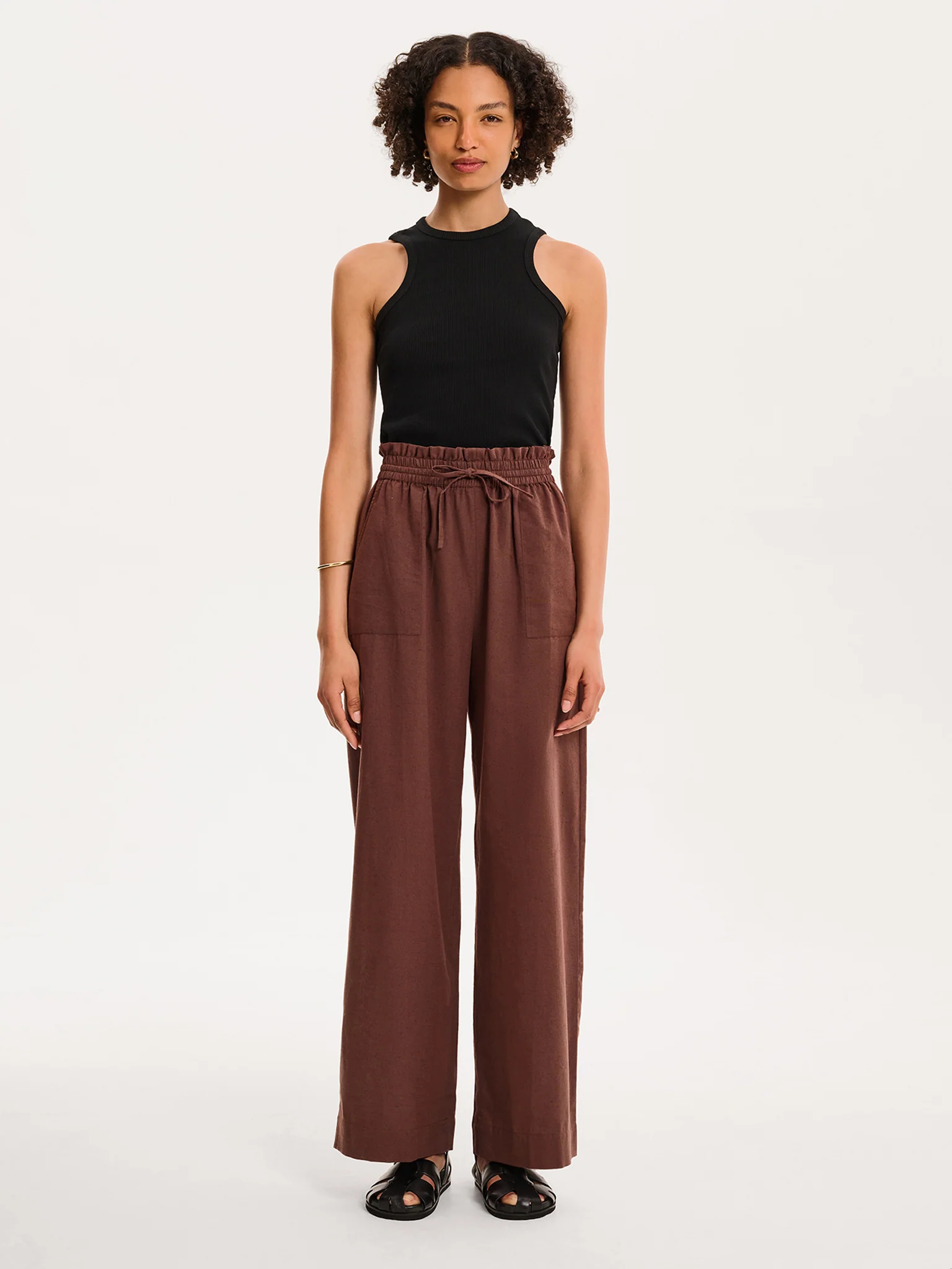 Rommy Trouser in Chocolate