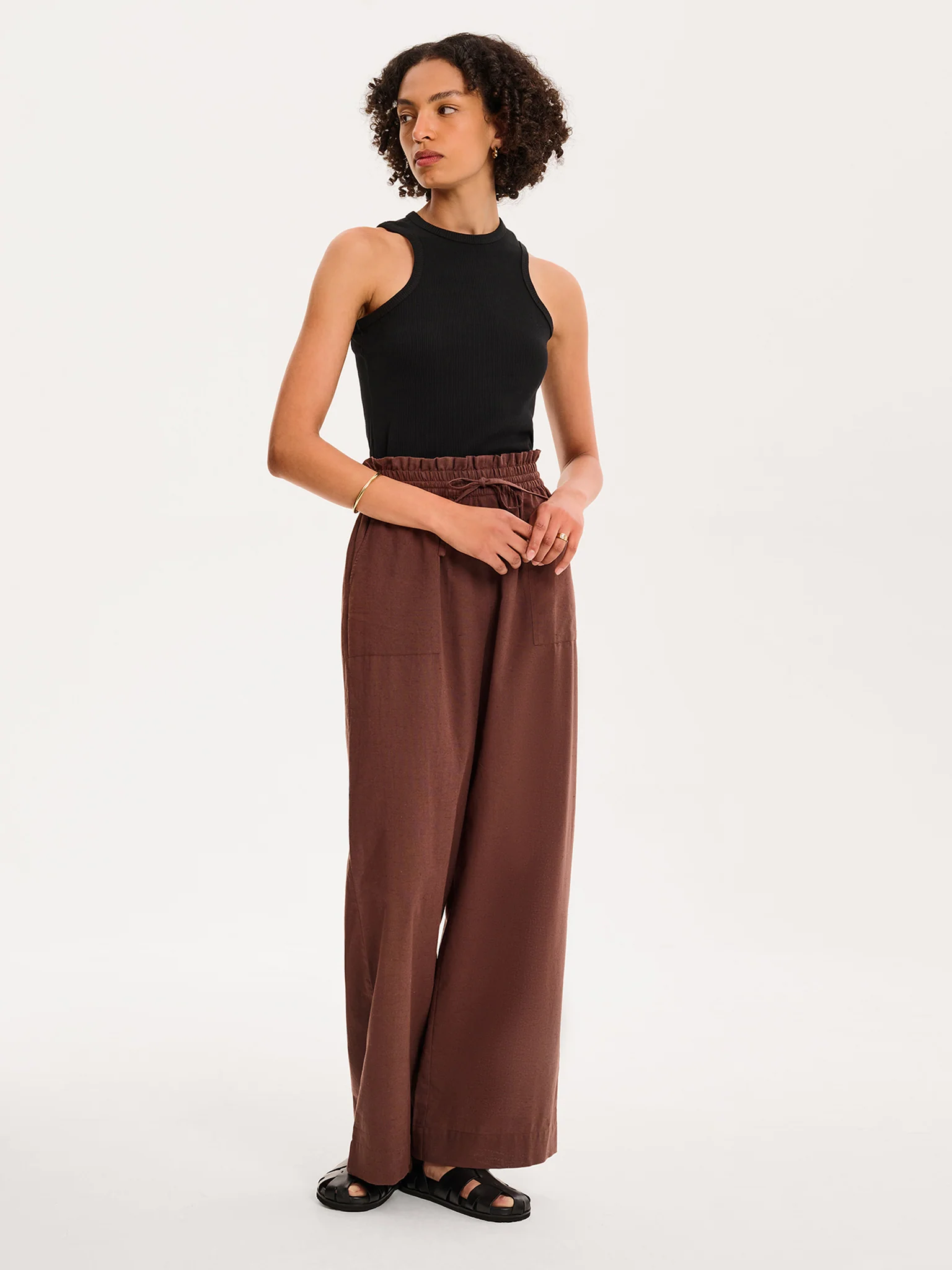 Rommy Trouser in Chocolate - Image 4